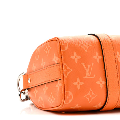 Louis Vuitton Taigarama Keepall Bandouliere 25 Tangerine 8 of 10