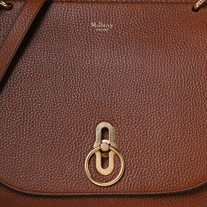 Mulberry Small Classic Grain Calfskin Amberley Satchel Oak 13 of 13