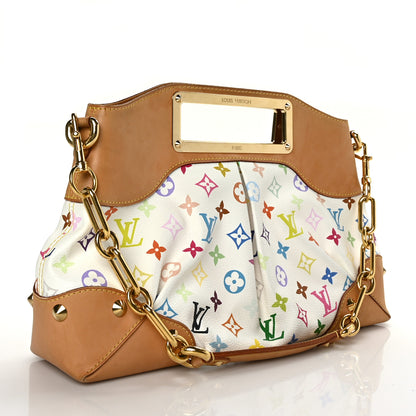 Louis Vuitton Monogram Multicolor Judy MM White 3 of 11