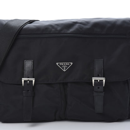 Prada Nylon Vela Sport Messenger Bag Black 8 of 10