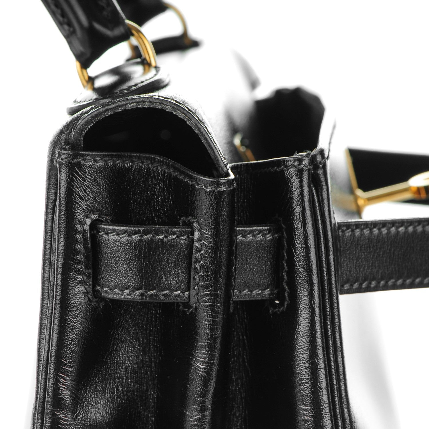 Hermes Box Kelly Retourne 28 Black 12 of 25