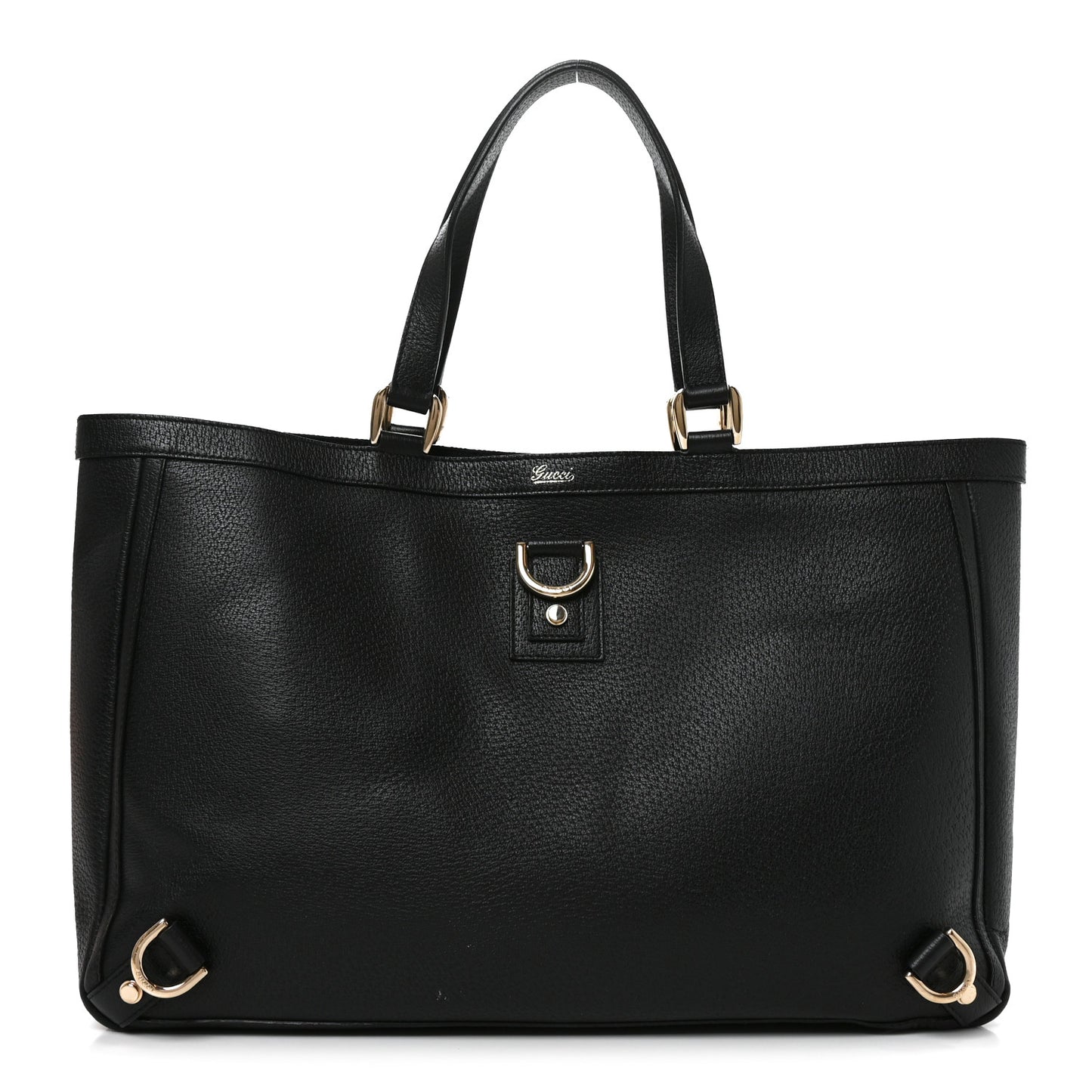 Calfskin Large Abbey Tote Black