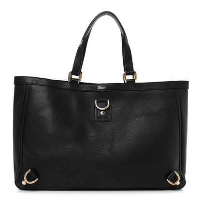 Gucci Calfskin Large Abbey Tote Black 1 of 10