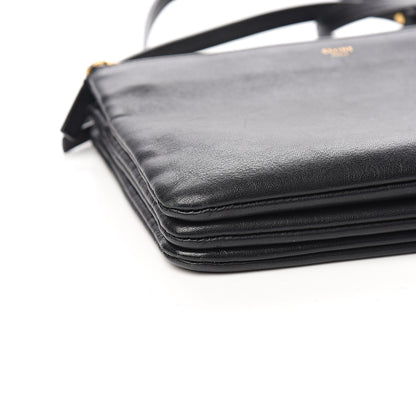 Celine Lambskin Small Trio Crossbody Bag Black 8 of 10
