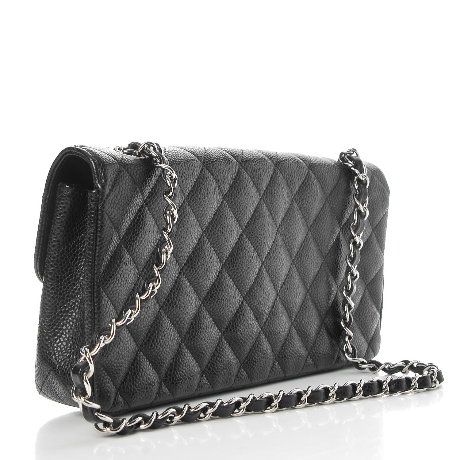 Chanel Caviar Quilted East West Flap Black 3 of 8