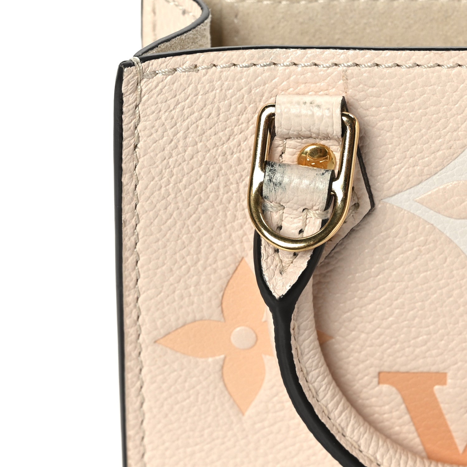 Louis Vuitton Empreinte Monogram Giant By The Pool Petit Sac Plat Cream Saffron 9 of 10