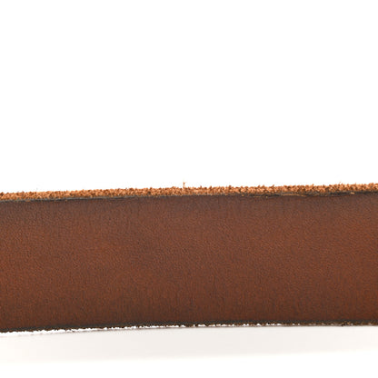 Gucci Cuoio Toscano Nickel Double Double G 40mm Belt 95 38 Cuir 7 of 7