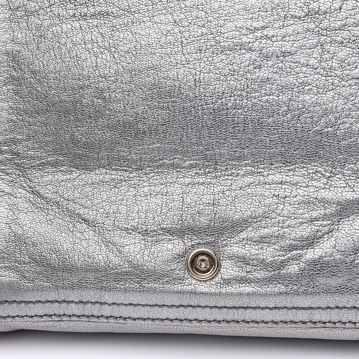 Calfskin Small Downtown Silver
