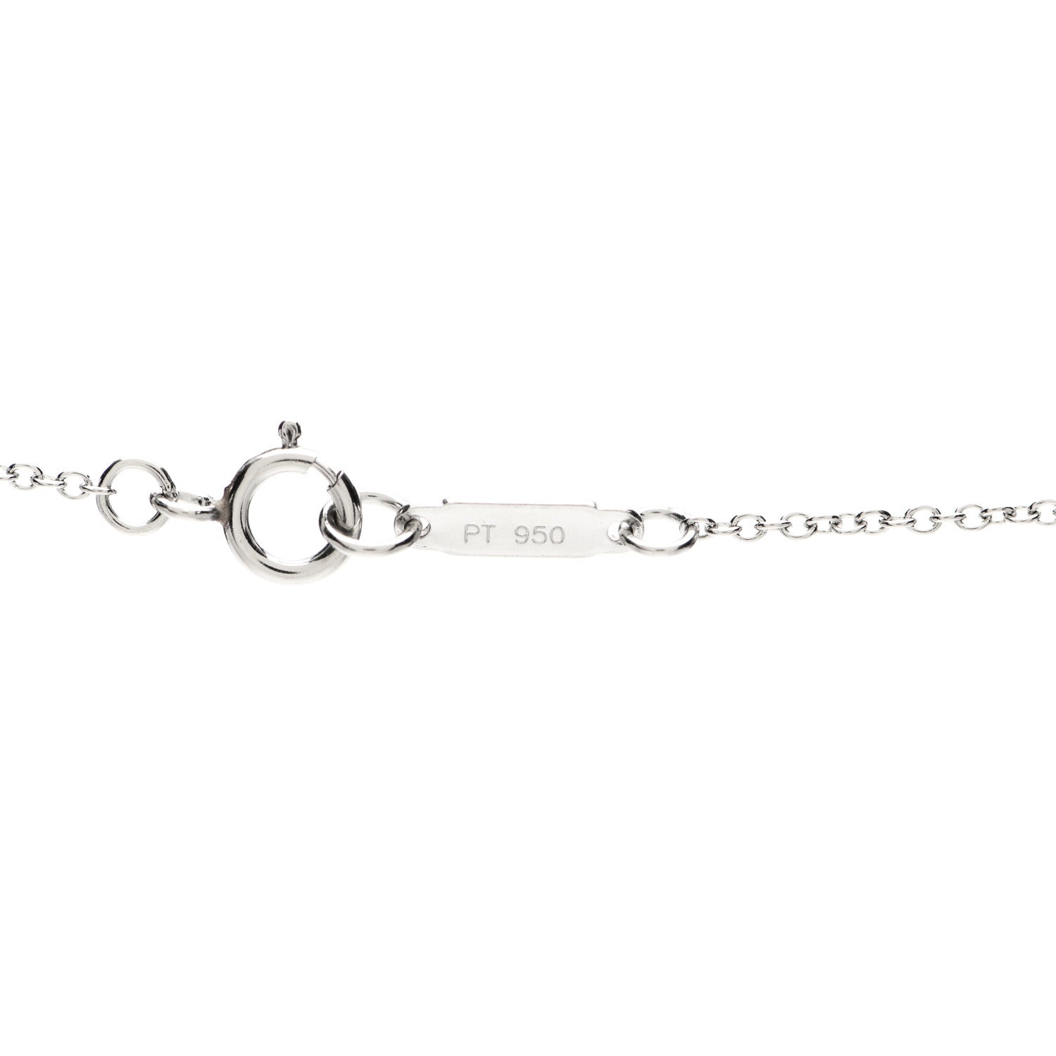 Tiffany Platinum Diamond .12ctw Circlet Pendant Necklace 4 of 4