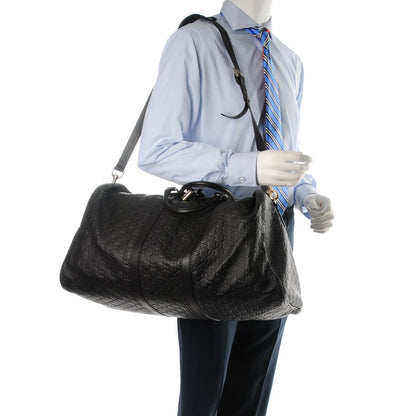 Gucci Guccissima Large Carry On Duffle Chocolate 2 of 7