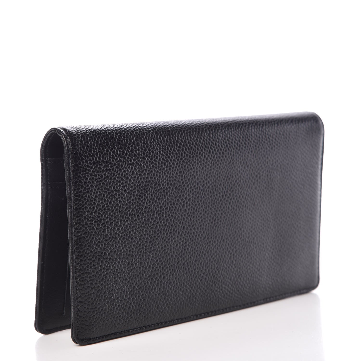 Chanel Caviar Timeless CC Yen Wallet Black 3 of 9