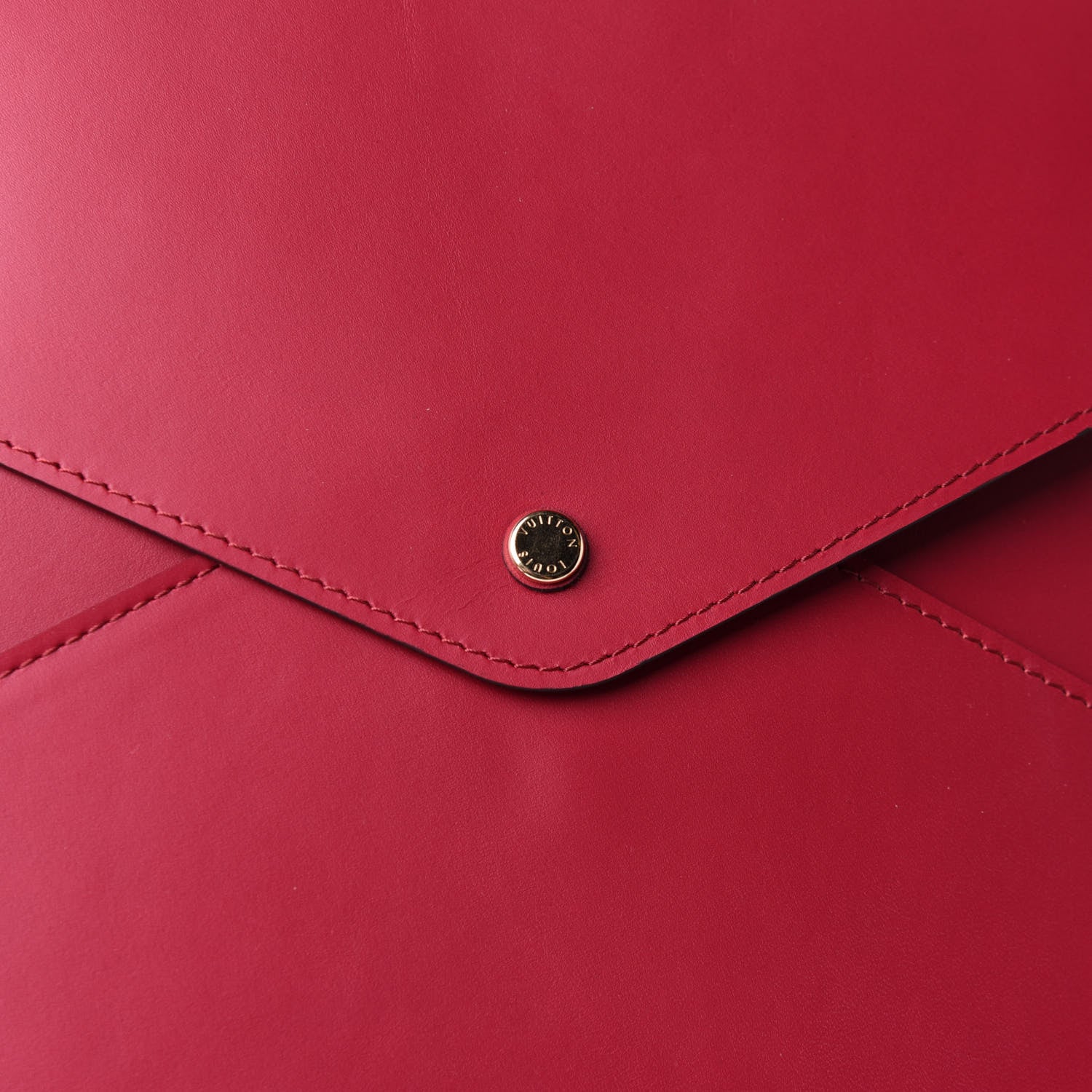 Louis Vuitton Calfskin Envelope Pouch Pink 7 of 9