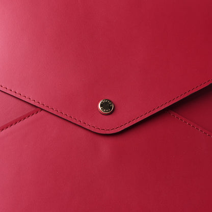 Louis Vuitton Calfskin Envelope Pouch Pink 7 of 9