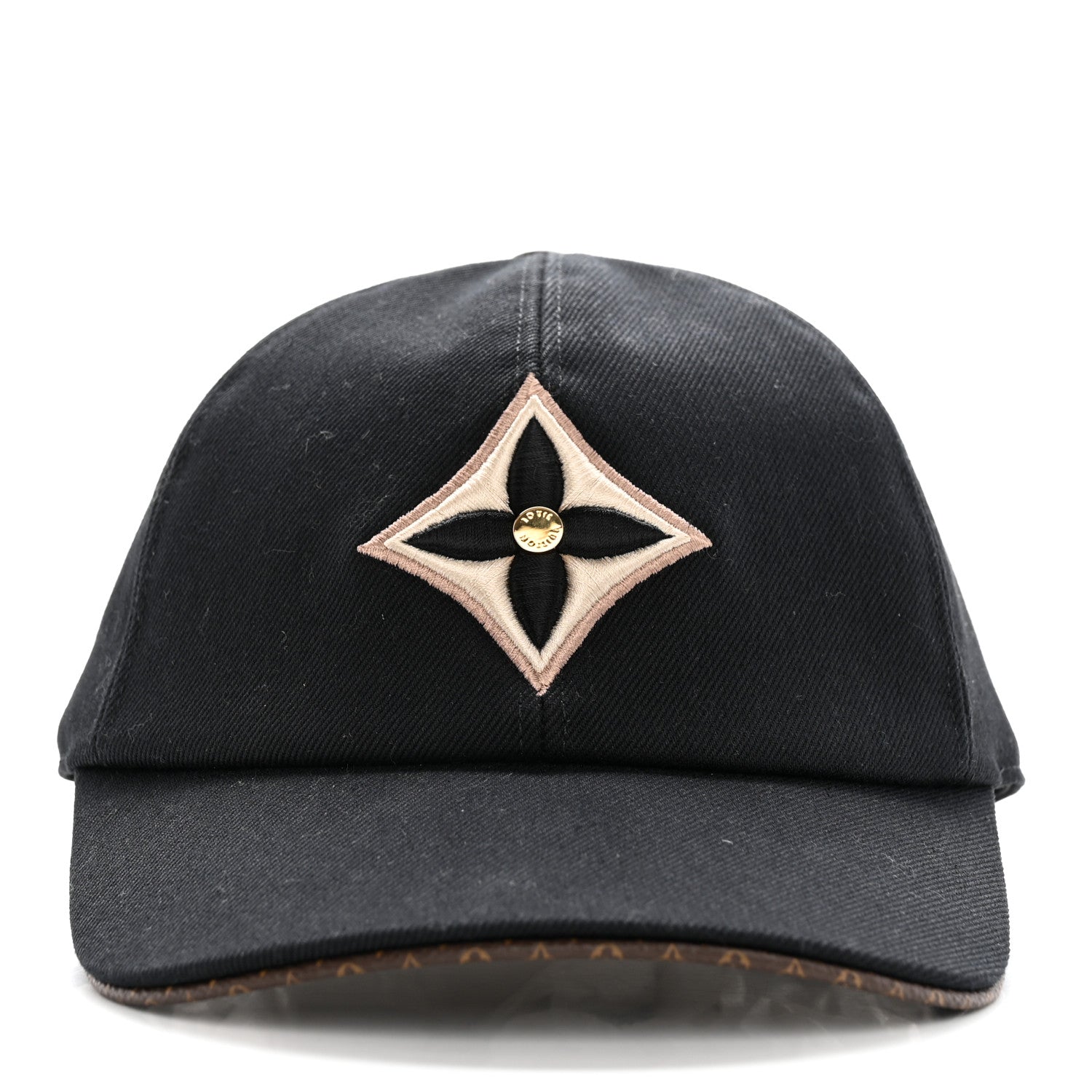 Louis Vuitton Monogram Cotton Jacquard Embroidered LV Day Cap M Black 3 of 11