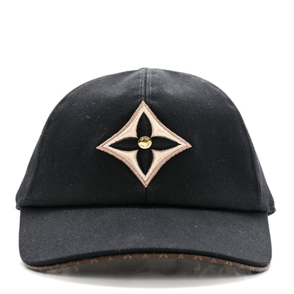 Louis Vuitton Monogram Cotton Jacquard Embroidered LV Day Cap M Black 3 of 11