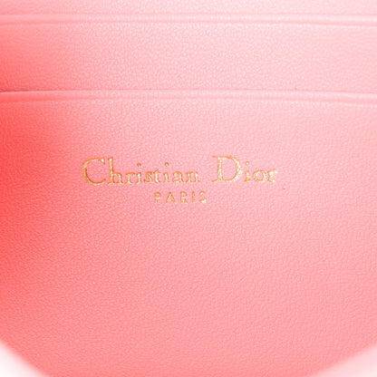 Christian Dior Lambskin Cannage Dior Talk Phone Pouch Pink 6 of 10