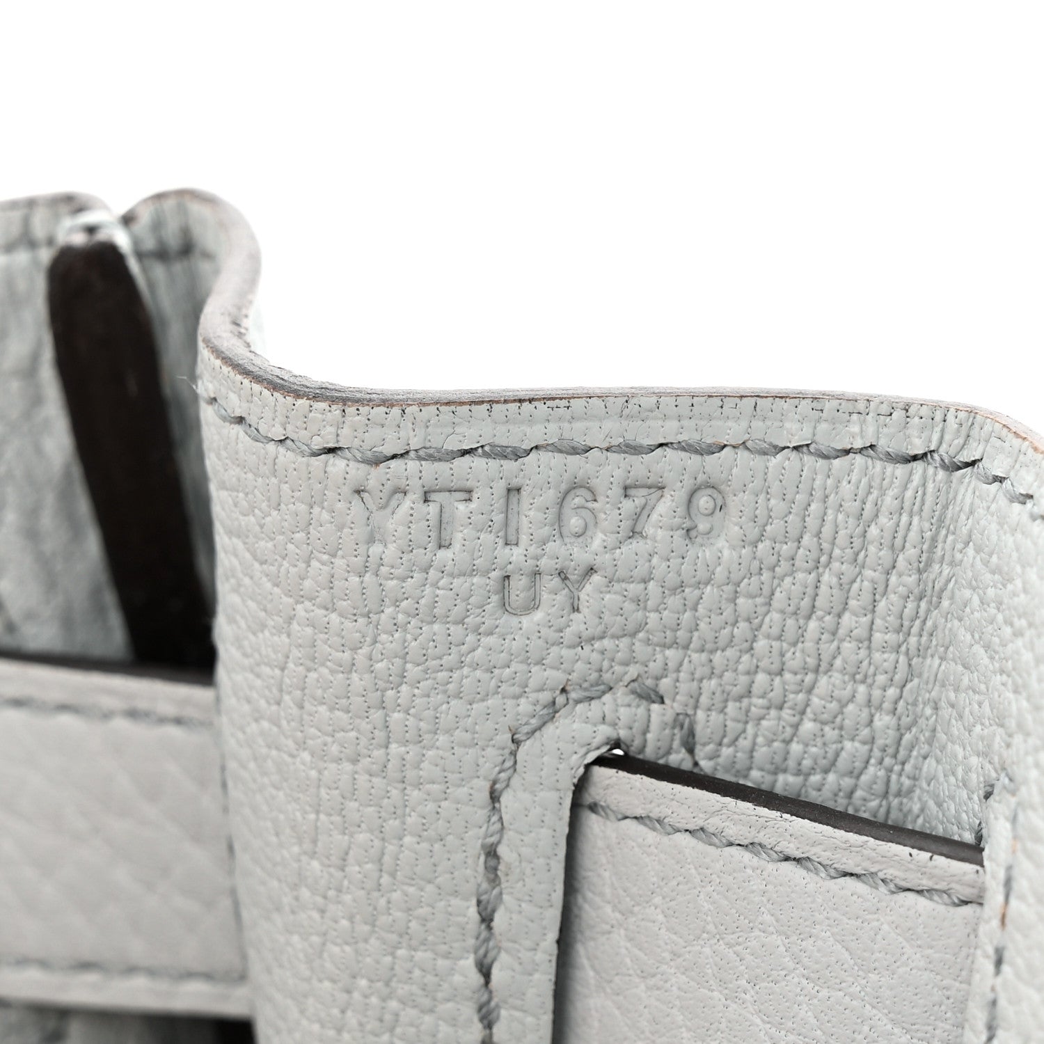 Hermes Taurillon Clemence Kelly Retourne 28 Bleu Pale 7 of 11