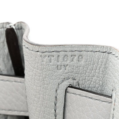 Hermes Taurillon Clemence Kelly Retourne 28 Bleu Pale 7 of 11