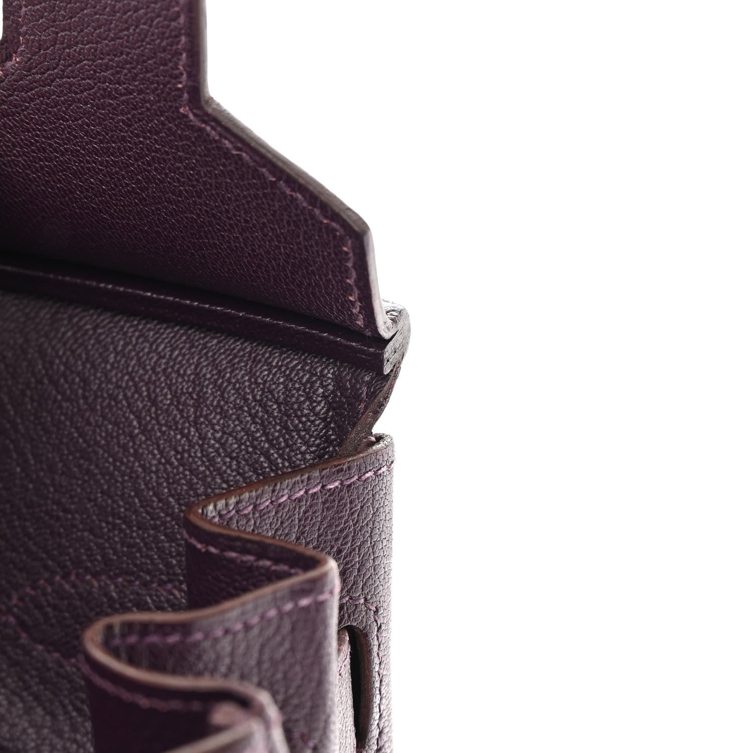 Hermes Chevre Mysore Birkin 30 Raisin 15 of 15