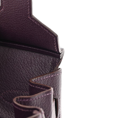 Hermes Chevre Mysore Birkin 30 Raisin 15 of 15