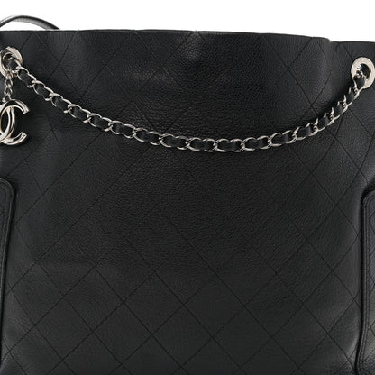 Chanel Caviar Stitched Medium CC Pocket Hobo Black 8 of 11