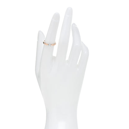 Tiffany 18K Rose Gold Platinum Diamond .19ct Harmony Solitaire Engagement Ring 52 6 2 of 5