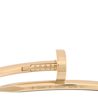 Cartier 18K Yellow Gold Juste Un Clou Bracelet 16 3 of 3