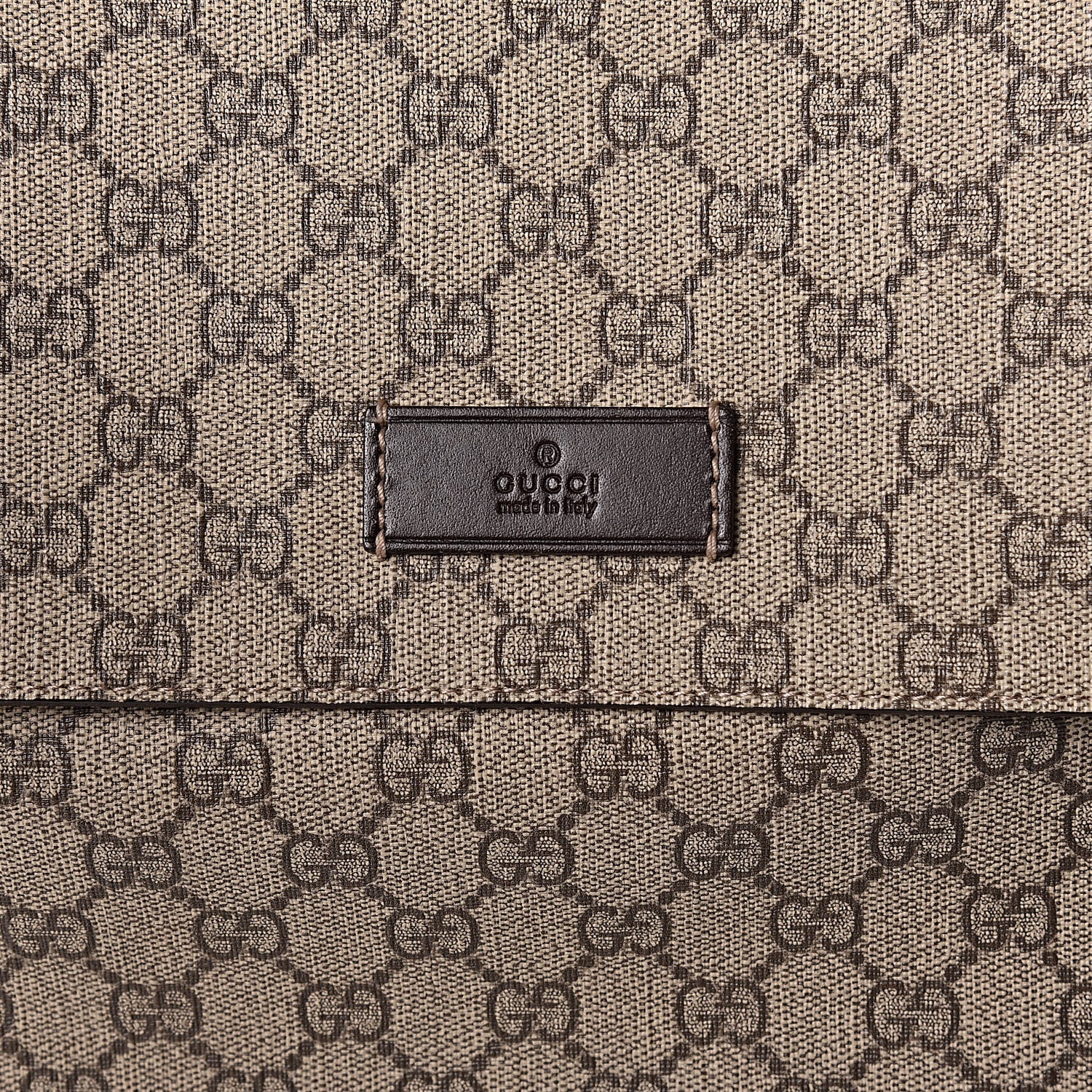 Gucci GG Plus Monogram Messenger Diaper Bag Dark Brown 9 of 12