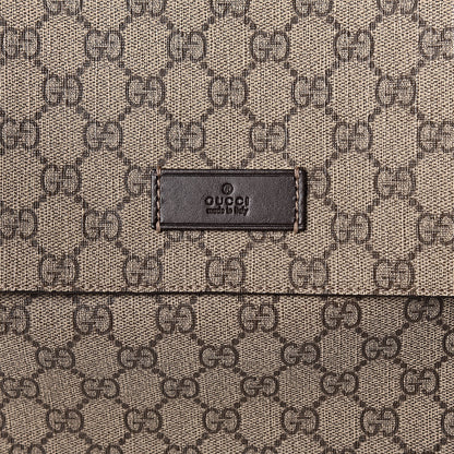 Gucci GG Plus Monogram Messenger Diaper Bag Dark Brown 9 of 12