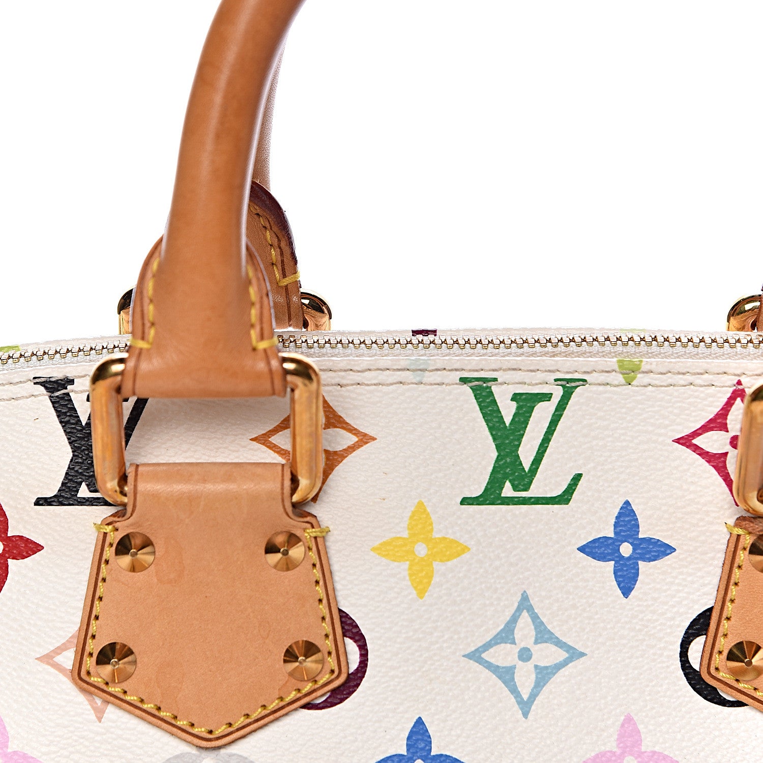 Louis Vuitton Monogram Multicolor Alma White 7 of 12