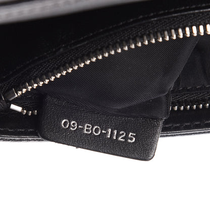 Christian Dior Grained Calfskin Diorama Wallet on Chain Pouch Black 9 of 12