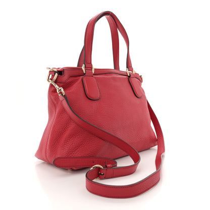 Gucci Cellarius Calfskin Small Soho Top Handle Satchel Tobasco 3 of 12