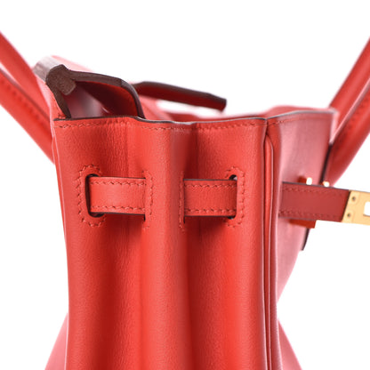 Hermes Swift Birkin 25 Rouge Tomate 11 of 30