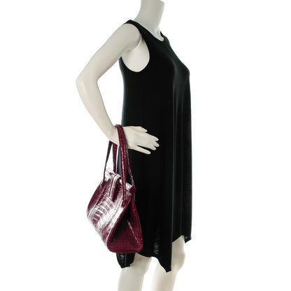 Nancy Gonzalez Crocodile Tote Purple 2 of 6
