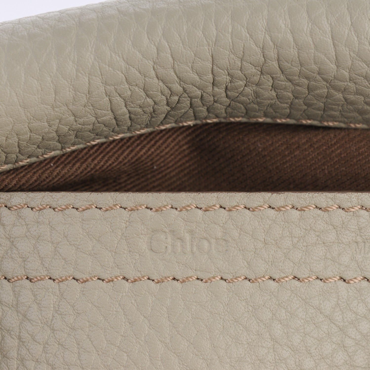 Chloe Calfskin Mini Marcie Round Crossbody Bag Baobab Green 6 of 9