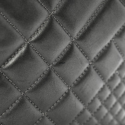 Versace Metallic Nappa Quilted Icon Shoulder Bag Grey 12 of 14