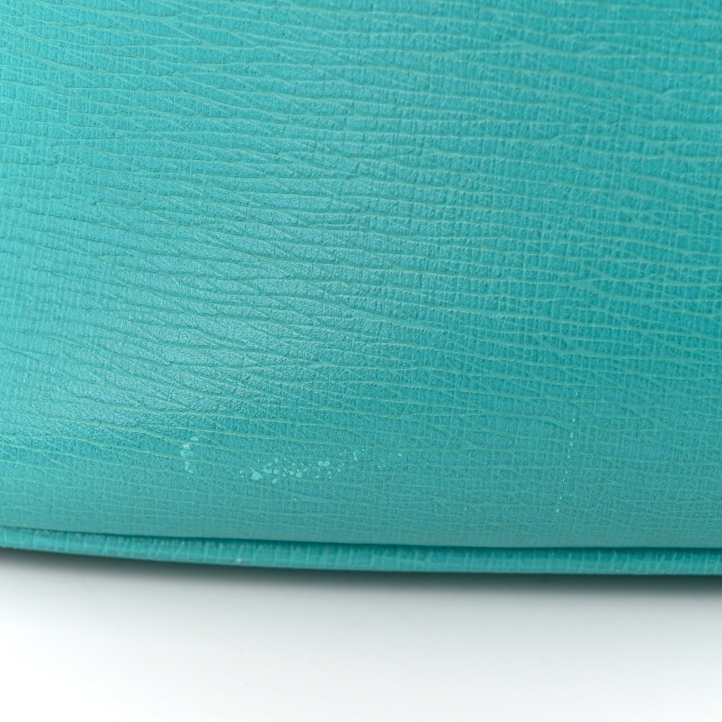 Textured Calfskin Medium Bright Bit Tote Blue