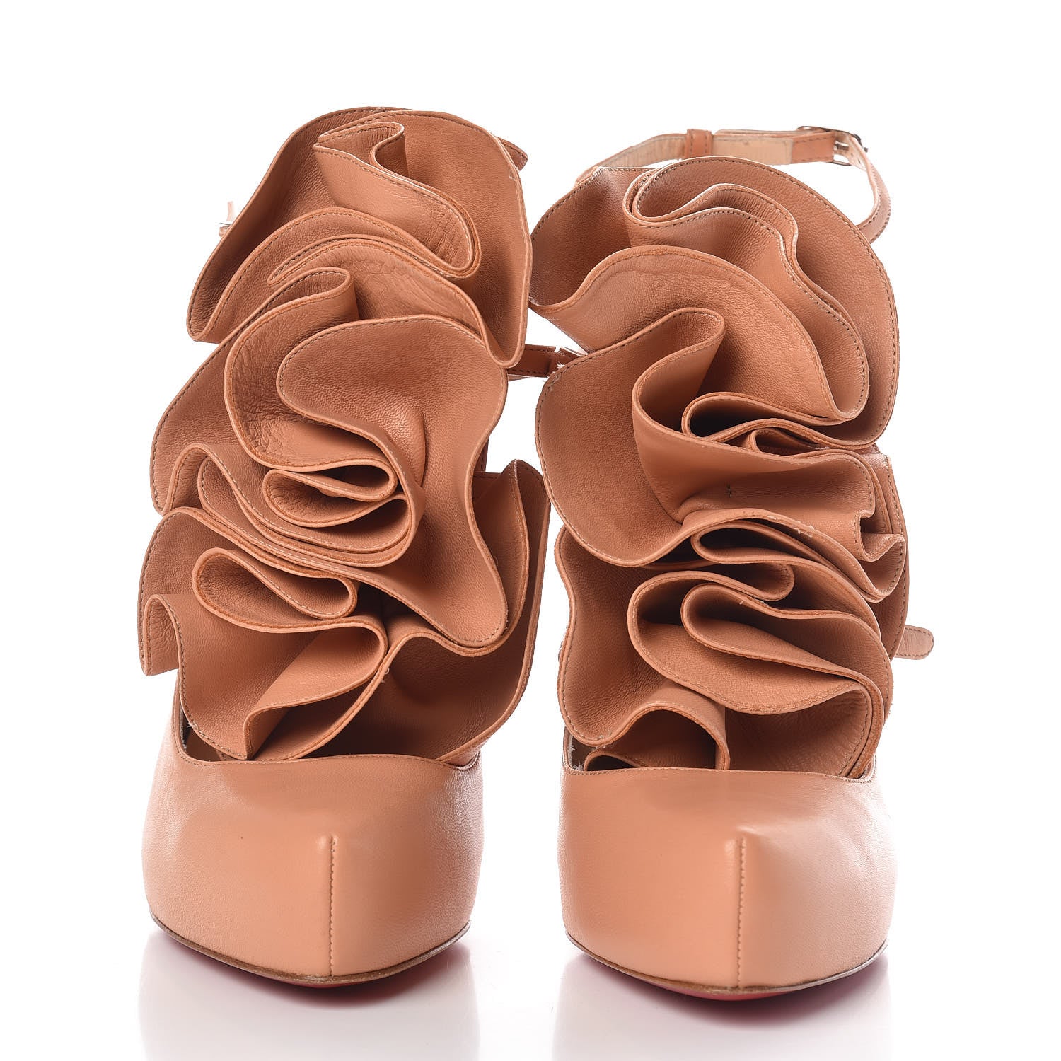 Christian Louboutin Nappa Dillian 120 Pumps 38 Blush 2 of 10