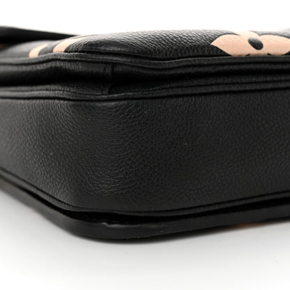 Louis Vuitton Empreinte Monogram Giant Pochette Metis Black Beige 8 of 9
