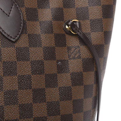 Louis Vuitton Damier Ebene Neo Neverfull MM Rose Ballerine 16 of 22