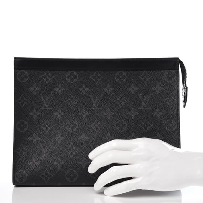 Louis Vuitton Monogram Eclipse Pochette Voyage MM 2 of 7