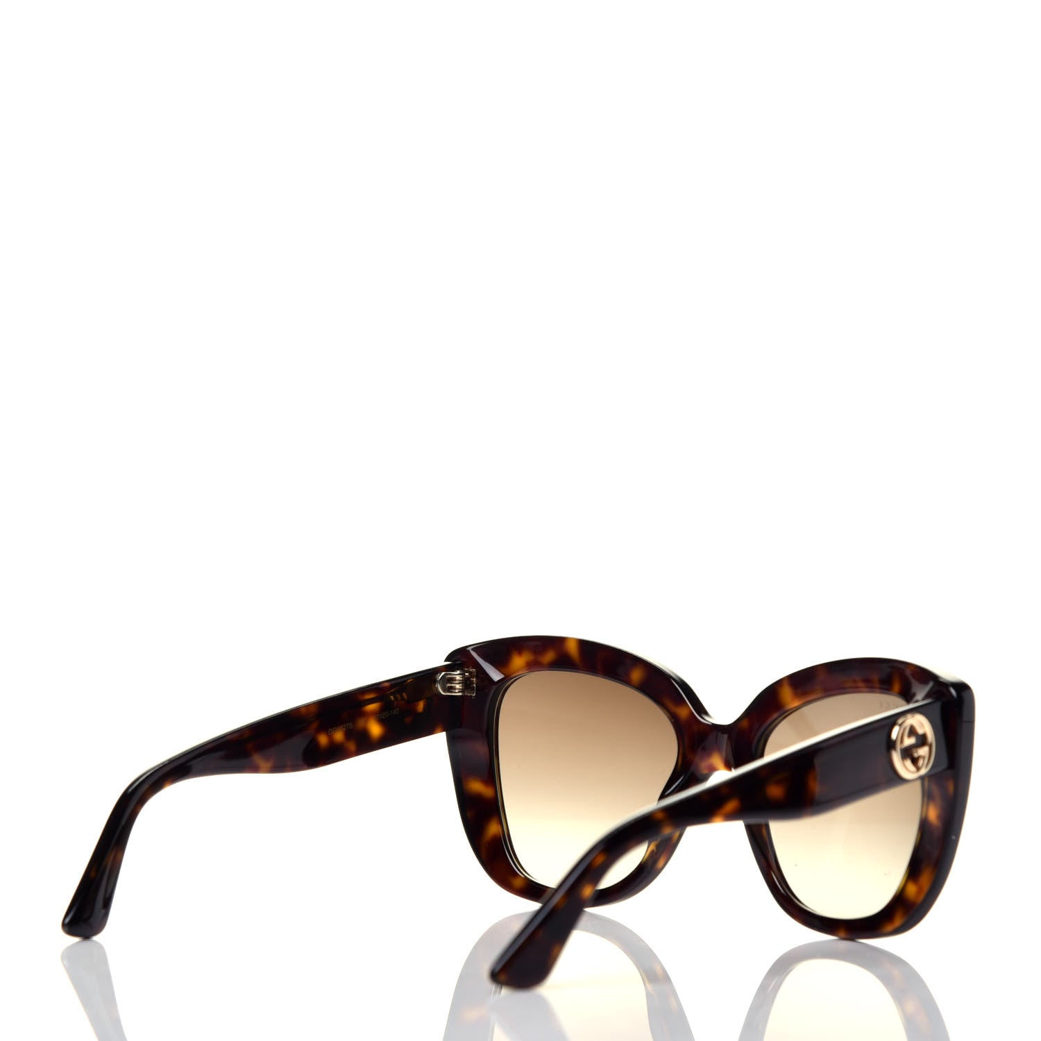 Gucci Cat Eye Sunglasses GG0327S Tortoise 4 of 8