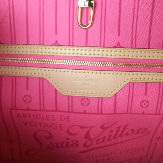 Louis Vuitton Monogram Roses Neverfull MM 6 of 11