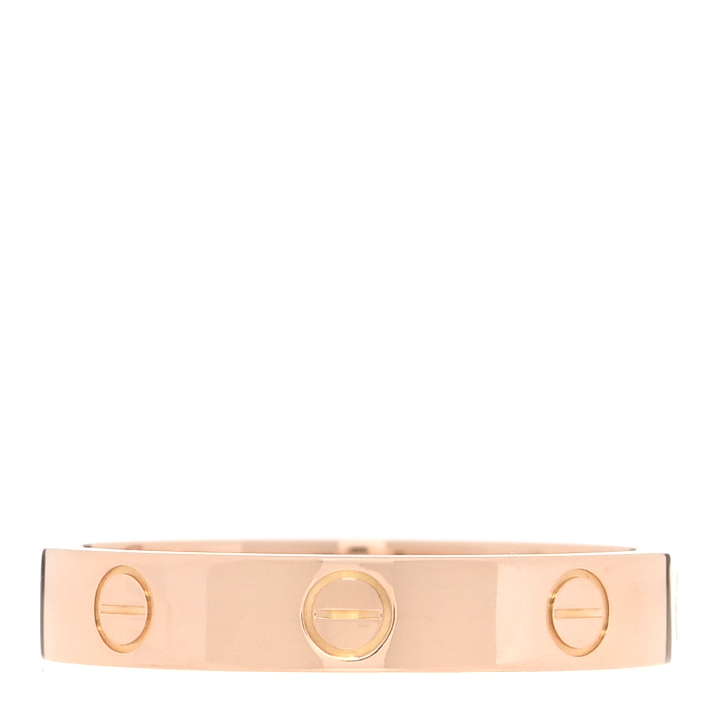 18K Pink Gold 3.5mm LOVE Wedding Band Ring 59 8.75