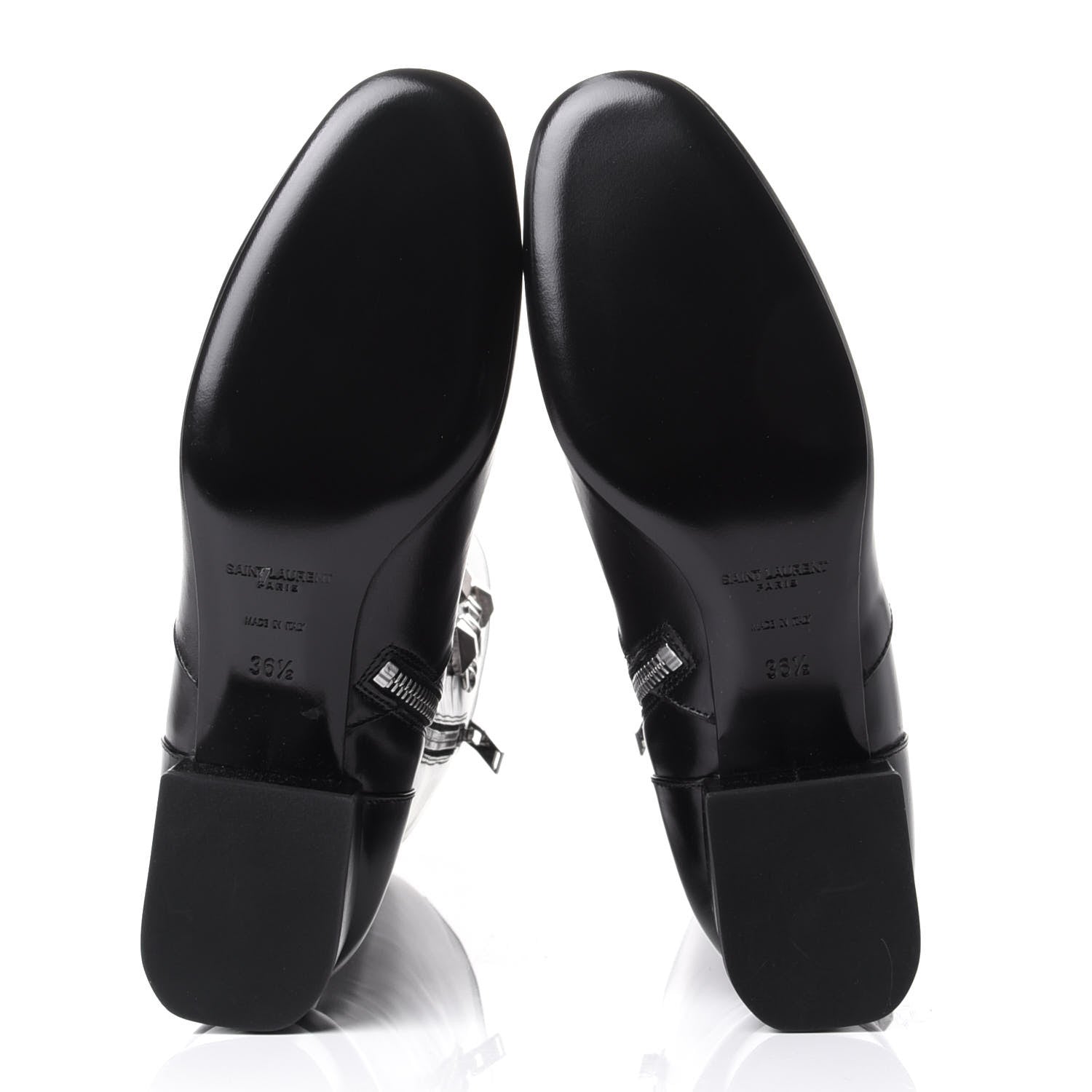 Saint Laurent Ketta Studded Babies 40 Brod Knee High Boots 36.5 Black 7 of 10