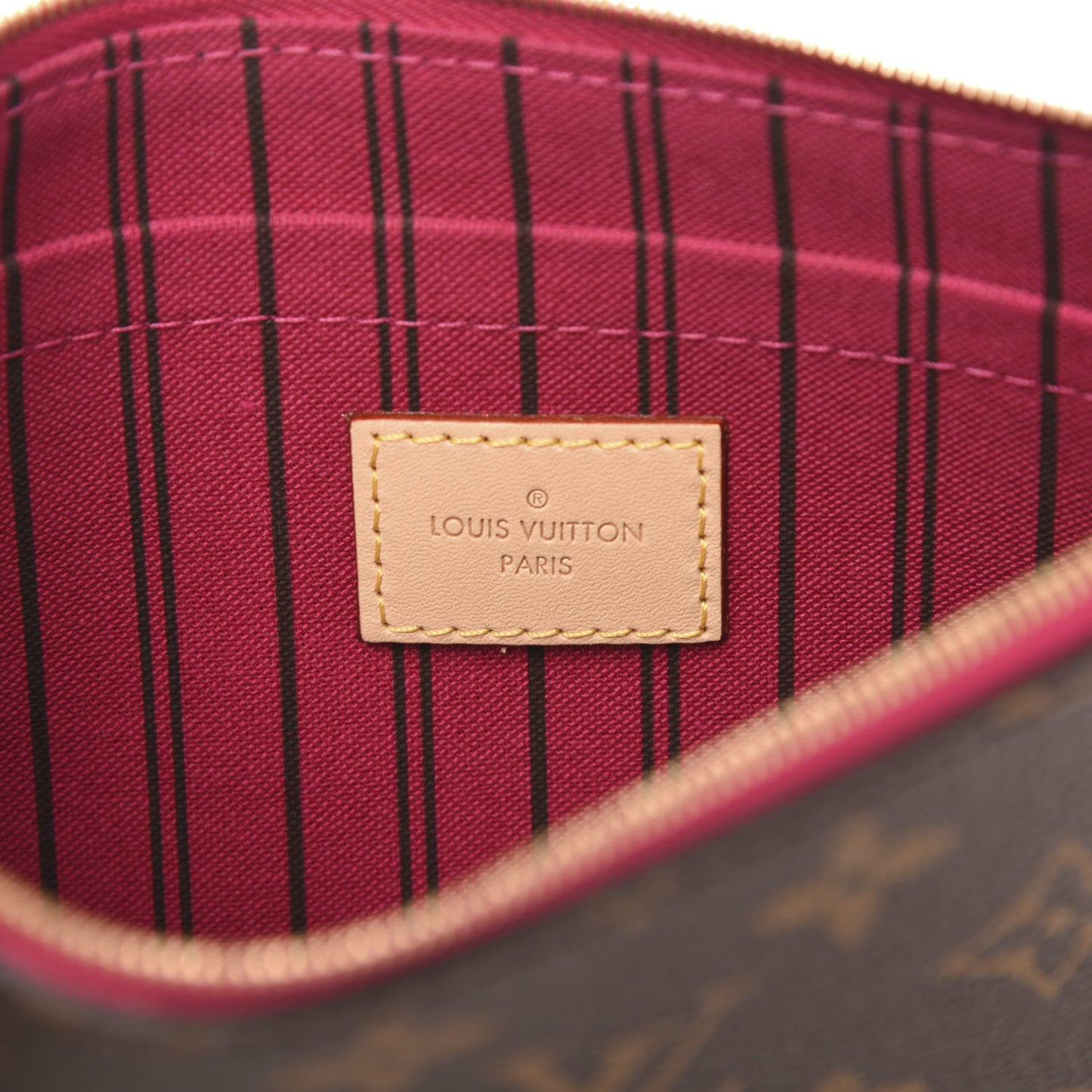 Monogram Neverfull MM GM Pochette Pivoine