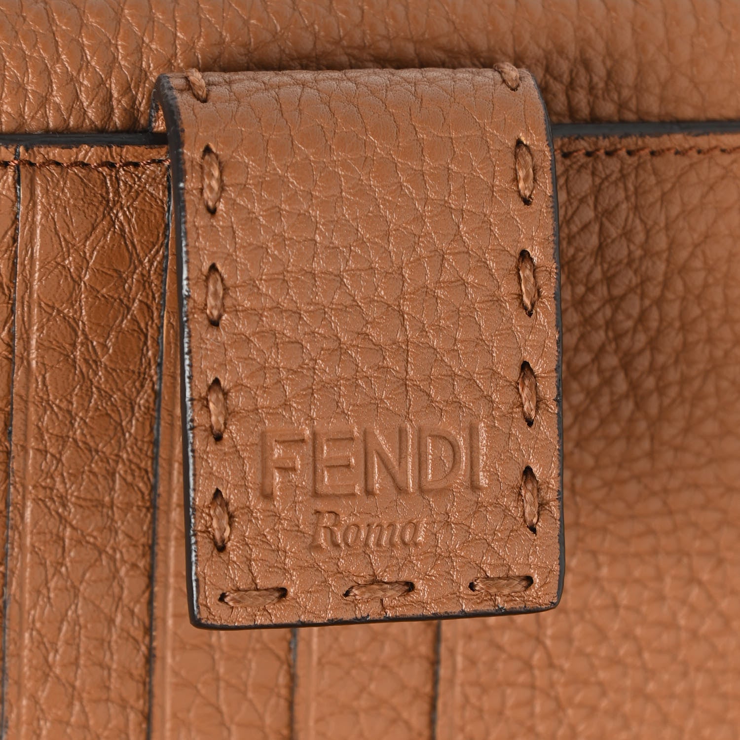 Fendi Cuoio Romano Selleria Peekaboo Continental Wallet Mou 10 of 11