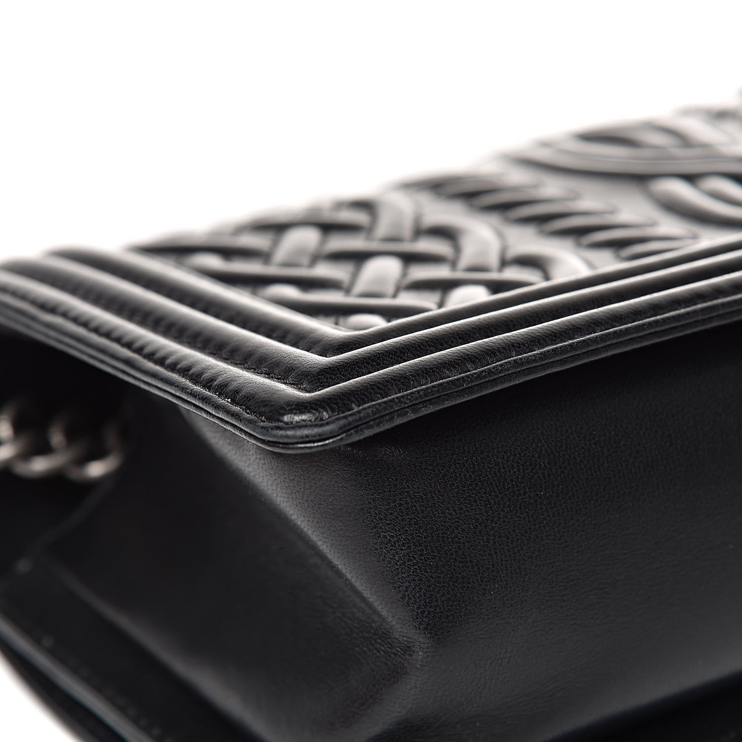 Chanel Lambskin Medium Celtic Boy Flap Black 10 of 18