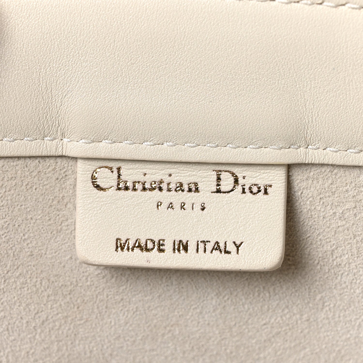 Christian Dior Calfskin Embossed Medium Book Tote Ivory Tote Ivory 6 of 10