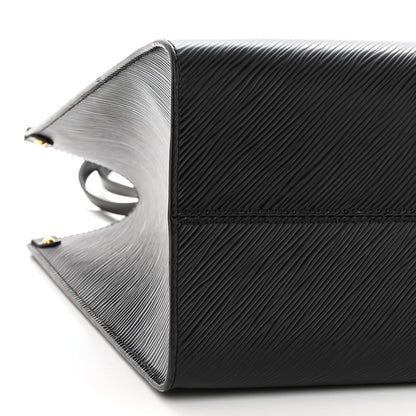 Louis Vuitton Epi Onthego MM Black 8 of 9